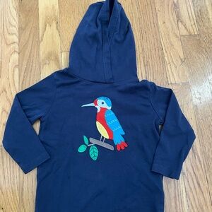 Frugi Campfire Kingfisher Hoodie 2-3y